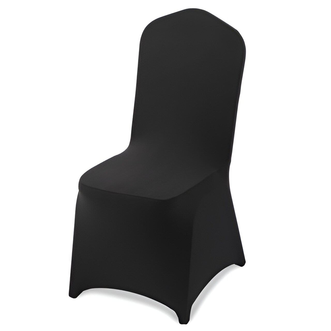 Black Chair Covers Stretch Spandex Slipcovers for Wedding Party Dining Banquet Chairs